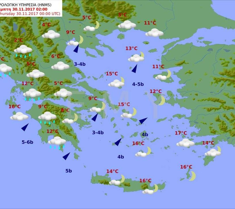 Καιρός τώρα: Ηρεμία την Τετάρτη πριν τη καταιγίδα - Δείτε πότε θα σημειωθούν τα ακραία φαινόμενα