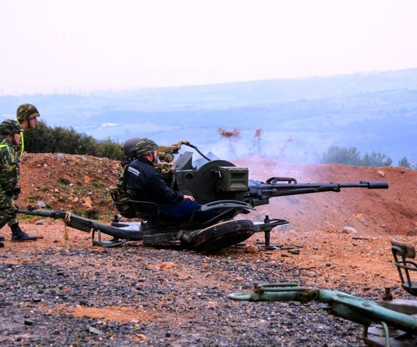 Εκτέλεση βολών βαρέων όπλων πεζικού από τα ΤΕΘ (pics)