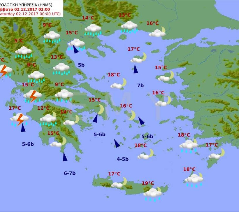 Καιρός τώρα: Ισχυροί άνεμοι θα σαρώσουν τα πάντα! Δείτε που θα σημειωθούν καταιγίδες (pics)