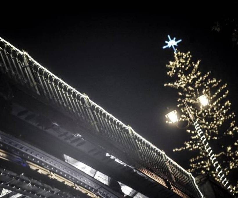 Φωταγωγήθηκε το υψηλότερο χριστουγεννιάτικο δέντρο στην Ελλάδα (pics)