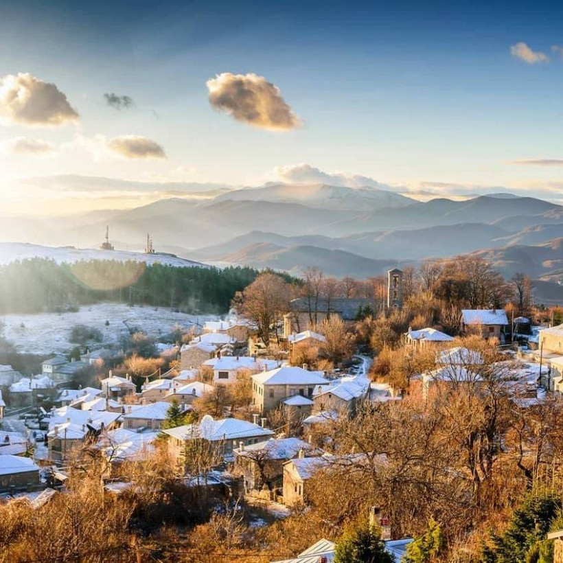 Χιονισμένο το Νυμφαίο