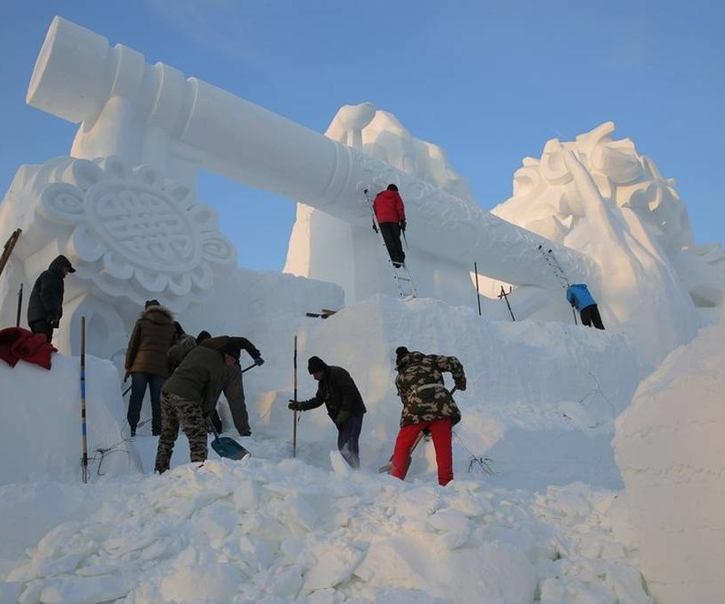 Χάρμπιν: Η πόλη από χιόνι και πάγο που χτίζεται τον χειμώνα και γκρεμίζεται την άνοιξη (Pics)