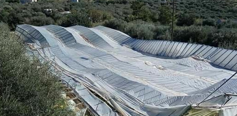 Ιεράπετρα: Τεράστια καταστροφή στις καλλιέργειες από την κακοκαιρία (pics)