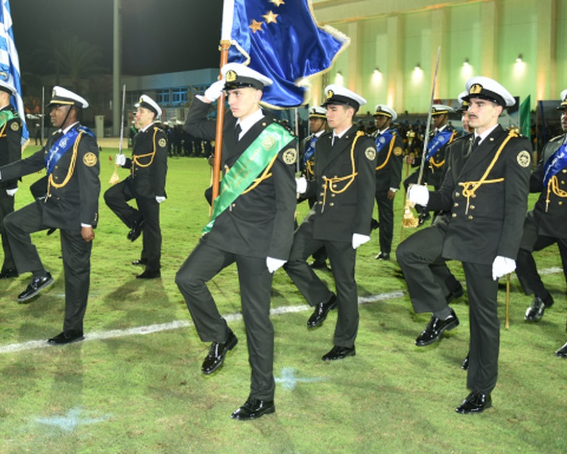 HAMA Students marching with AASTMT’s 88th Graduation Batch (2)
