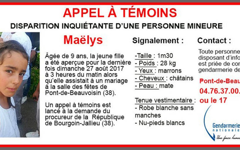 Βρέθηκαν τα λείψανα της «Μαντλίν» της Γαλλίας που είχε εξαφανιστεί τον περασμένο Αύγουστο