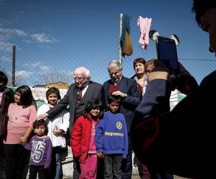 Ιρλανδός πρόεδρος για προσφυγικό: Παράδειγμα για την υπόλοιπη Ευρώπη οι Έλληνες (pics)