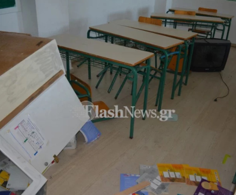 Χανιά - Πήγαν στο σχολείο οι μαθητές και έπαθαν σοκ με αυτό που είδαν (pics)