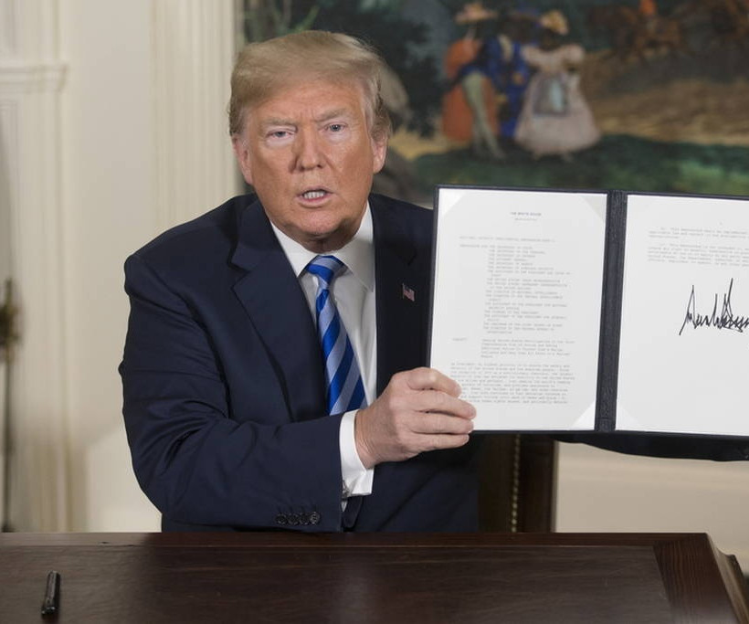 Ο Τραμπ έριξε τη «βόμβα»: Οι ΗΠΑ αποχώρησαν από την πυρηνική συμφωνία με το Ιράν