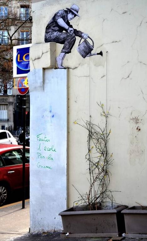 Street Art: Ο σουρεαλιστικός κόσμος του Levalet μέσα από 40 φωτογραφίες