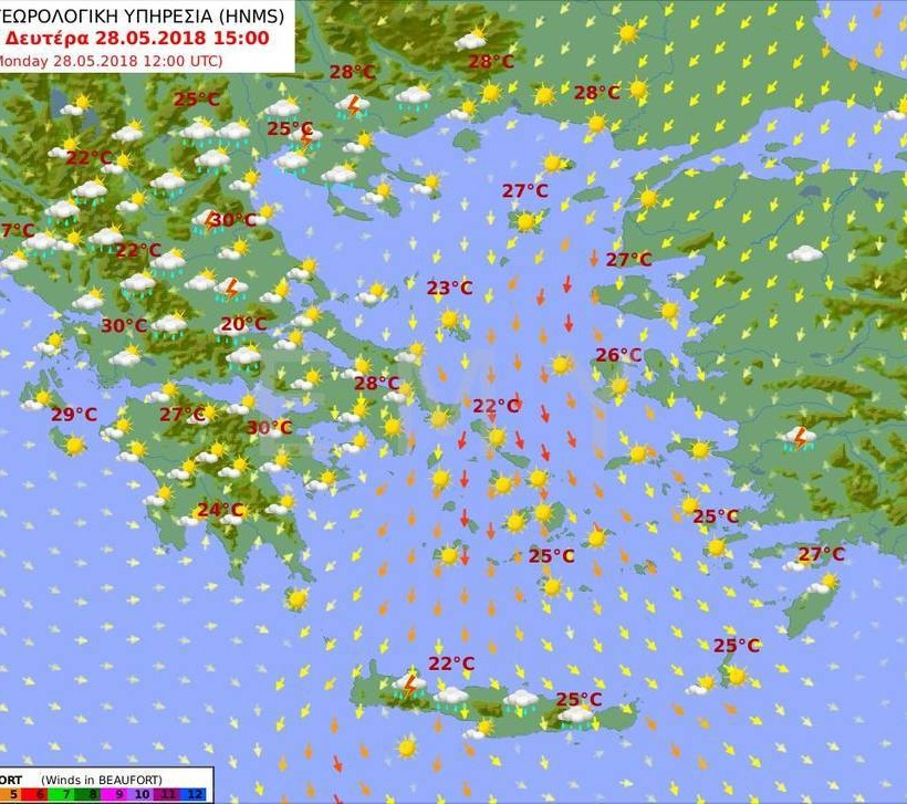 Καιρός Αγίου Πνεύματος – Η ΕΜΥ προειδοποιεί: Σε αυτές τις περιοχές θα σημειωθούν καταιγίδες 
