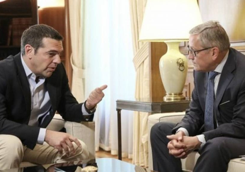 Συνάντηση Τσίπρα – Ρέγκλινγκ στο Μέγαρο Μαξίμου 