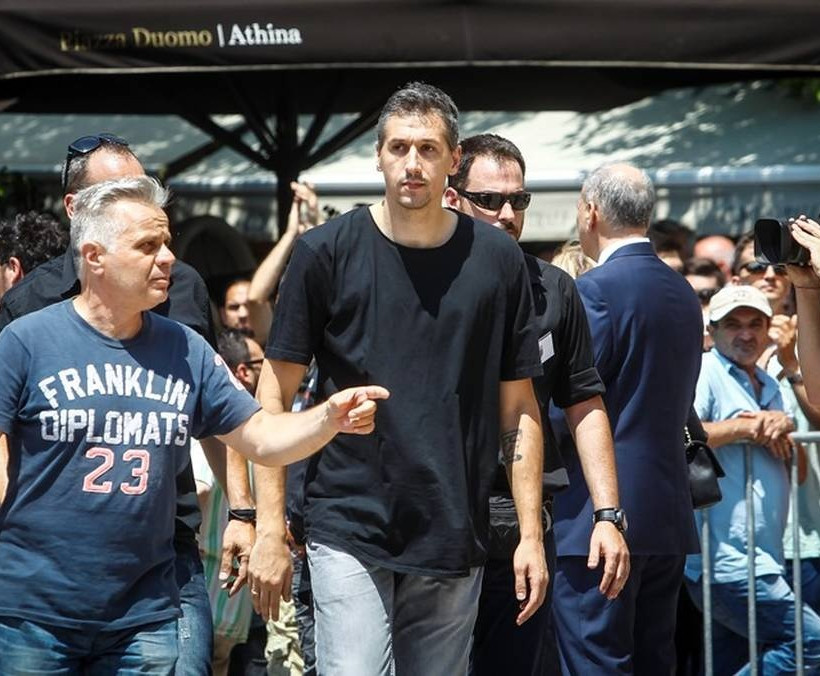 Ο μεγάλος αστέρας της ομάδας μπάσκετ του Παναθηναϊκού, Δημήτρης Διαμαντίδης