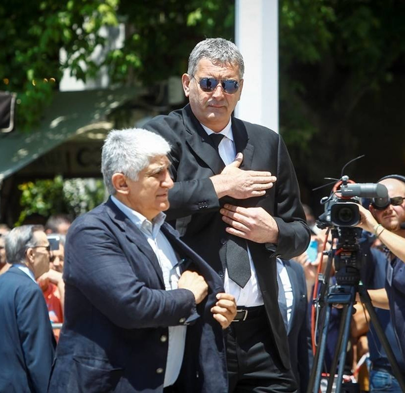 Ο Παναγιώτης Γιαννάκης και ο Στόγιαν Βράνκοβιτς