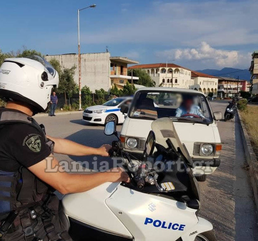 Λαμία: Περιπετειώδης καταδίωξη και σύλληψη μέσα στην πόλη (pics)