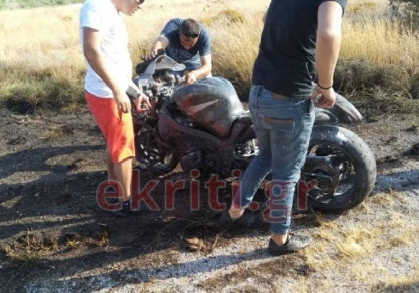 Κρητη: Σοβαρό τροχαίο σε αγώνες επιτάχυνσης - Τραυματίστηκε μοτοσικλετιστής (pics)