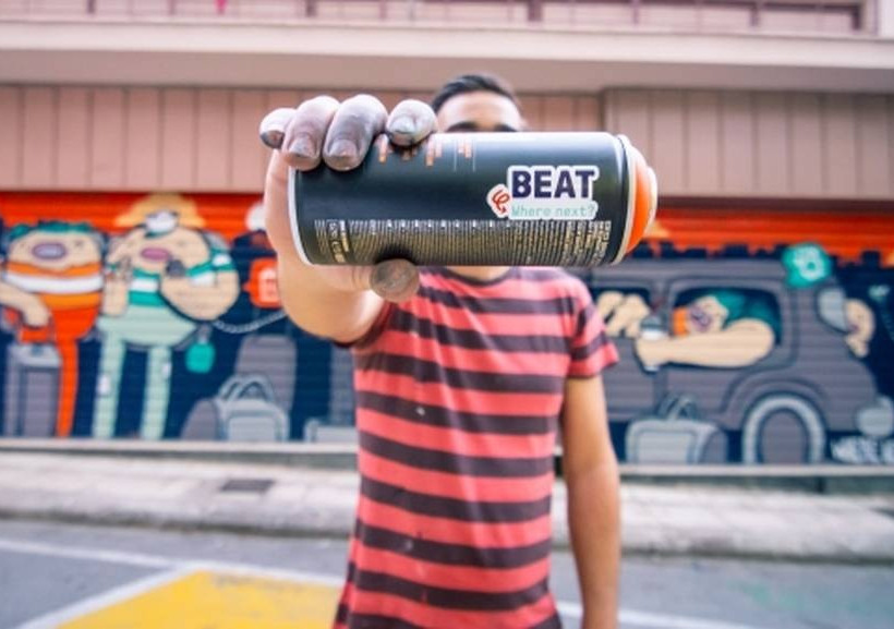 Το Beat ζωγραφίζει στο Τρίγωνο με τον Dreyk the Pirate