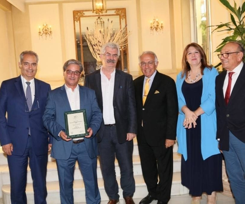 Π. Τσουμάνης, Νομικός Σύμβουλος ΕΥΔΑΠ, Μ. Σταυρουλάκης, Πρόεδρος Επιτροπής Ελέγχου, Κ. Παπαδόπουλος, Πρόεδρος Διοικητικού Συμβουλίου ΕΥΔΑΠ, Α. Γκορτζής, Πρόεδρος EBEN GR, Μ. Λιακοπούλου, Διευθύντρια Εσωτερικού Ελέγχου ΕΥΔΑΠ, Ι. Καρδαράς, Μέλος Διοικητικού