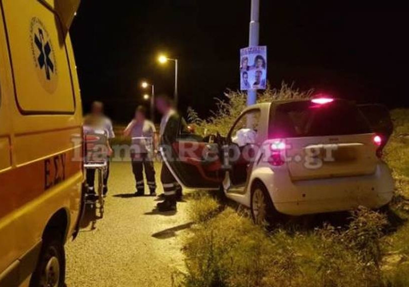 Σοβαρό τροχαίο στη Λαμία (ΠΡΟΣΟΧΗ ΣΚΛΗΡΕΣ ΕΙΚΟΝΕΣ)