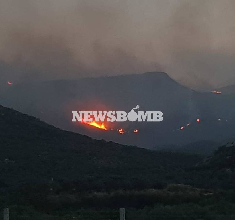 Φωτιά τώρα: Πυρκαγιά στο Ζεμενό Κορινθίας κοντά στο Ξυλόκαστρο (pics)