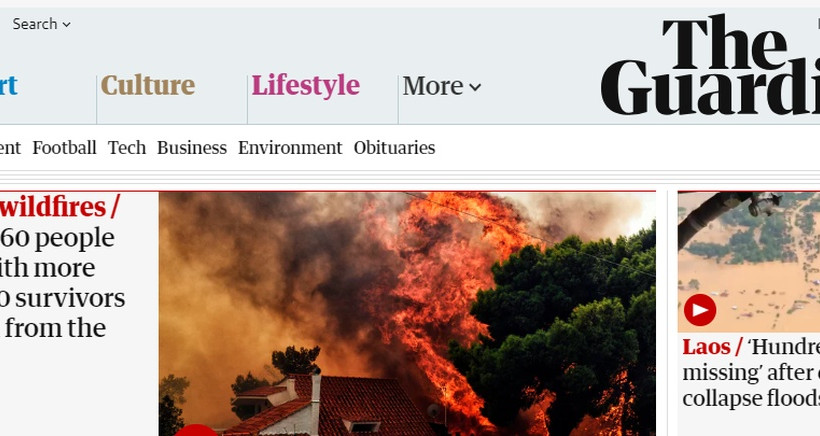 Φωτιά: «Η Αττική θυμίζει σήμερα την Πομπηία» - Πώς «είδαν» τα ξένα ΜΜΕ τις φονικές πυρκαγιές