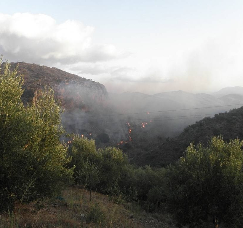 Φωτιά Χανιά: Σε τρία μέτωπα μαίνεται η πυρκαγιά στον Κακόπετρο (pics)