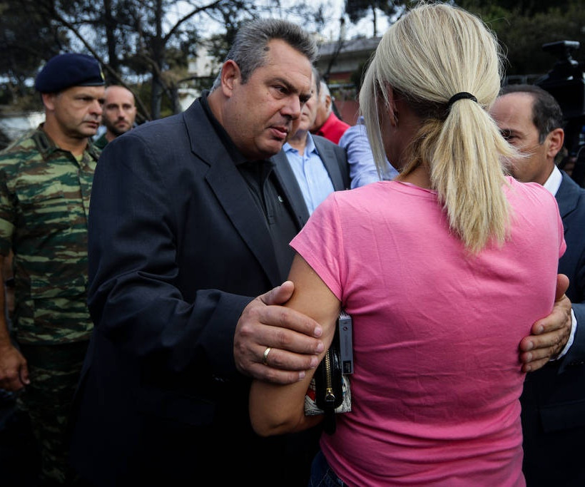 Καμμένος: Την ευθύνη της εθνικής τραγωδίας στο Μάτι την έχουν οι κάτοικοι