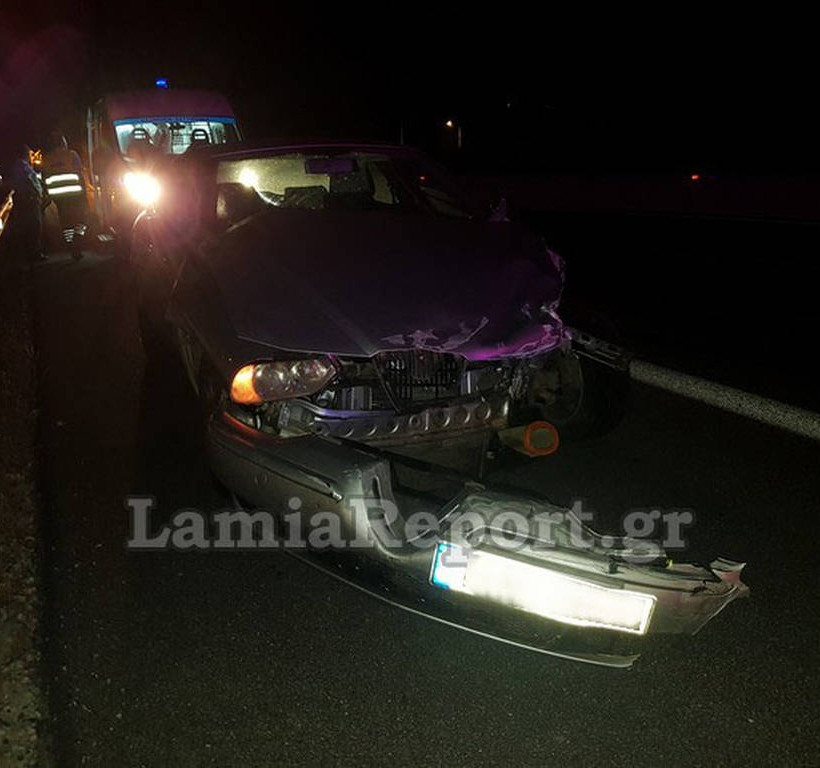 Λαμία: Αυτοκίνητο έφερε «σβούρες» στην Εθνική 