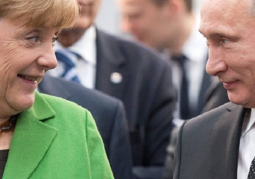 Συνάντηση Άνγκελα Μέρκελ - Βλαντίμιρ Πούτιν στον πύργο του Μέζεμπεργκ