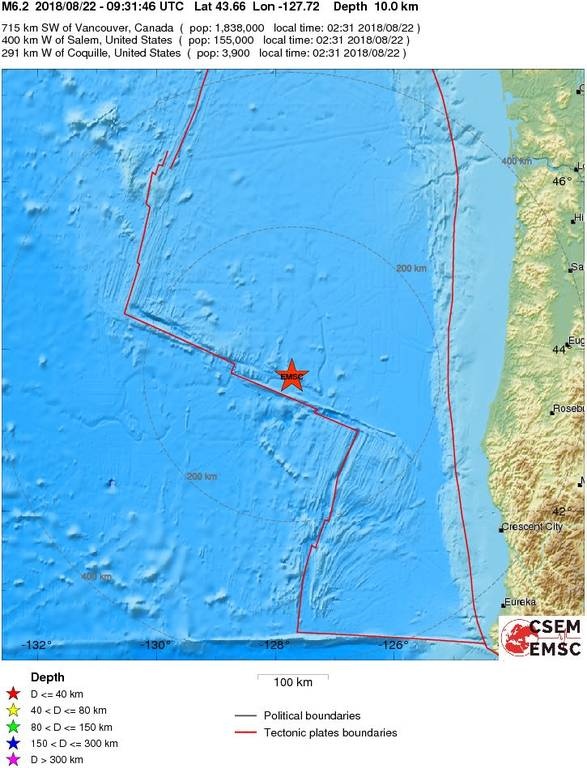 Ισχυρός σεισμός 6,3 Ρίχτερ χτύπησε τις ΗΠΑ