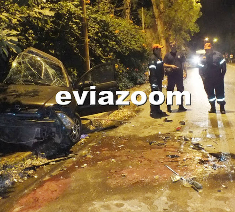 Θανατηφόρο τροχαίο στη Χαλκίδα με δύο νεκρούς (ΠΡΟΣΟΧΗ – ΣΚΛΗΡΕΣ ΕΙΚΟΝΕΣ)