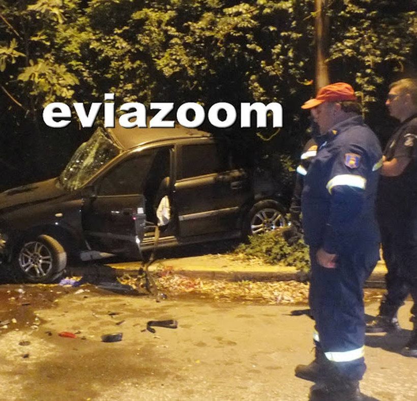 Θανατηφόρο τροχαίο στη Χαλκίδα με δύο νεκρούς (ΠΡΟΣΟΧΗ – ΣΚΛΗΡΕΣ ΕΙΚΟΝΕΣ)