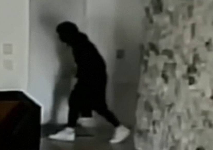 Κρύφτηκε στην ντουλάπα για να γλιτώσει από τους ληστές (vid)