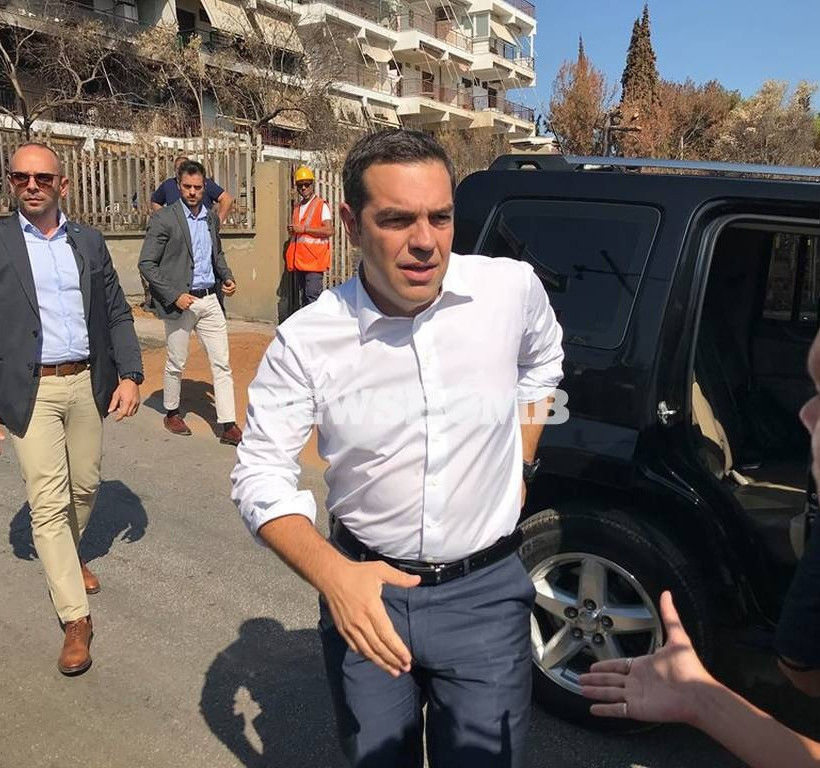 LIVE: Η επίσκεψη του Αλέξη Τσίπρα στο μαρτυρικό Μάτι