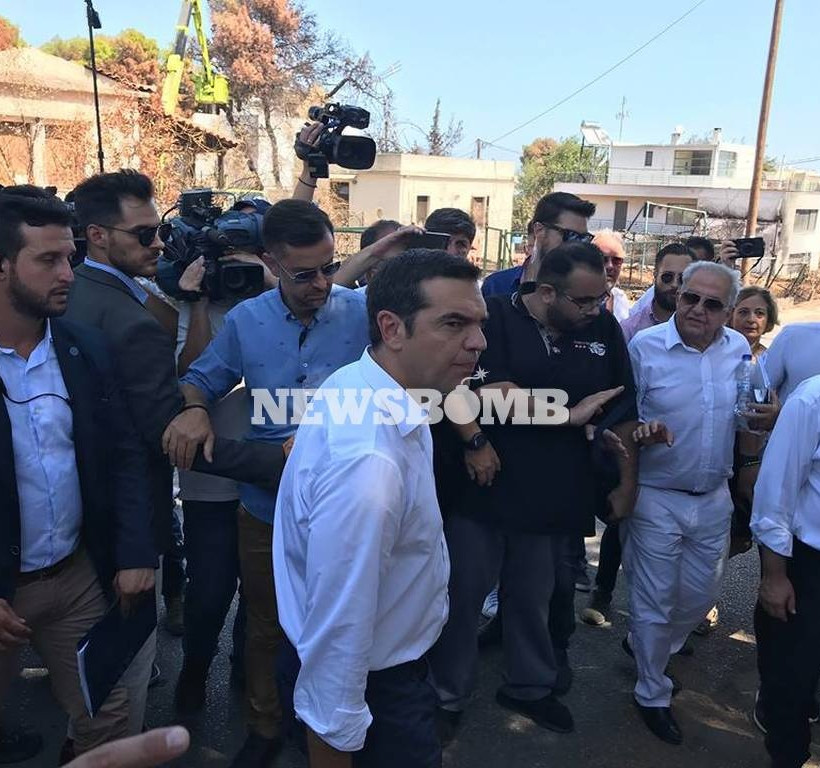 LIVE: Η επίσκεψη του Αλέξη Τσίπρα στο μαρτυρικό Μάτι