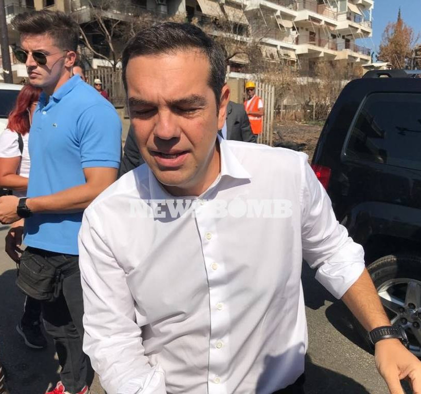 LIVE: Η επίσκεψη του Αλέξη Τσίπρα στο μαρτυρικό Μάτι