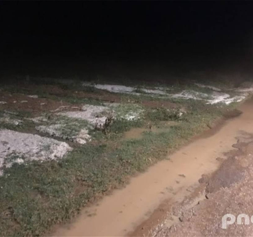 Χαλάζι «έστρωσε» τα χωριά της Αρκαδίας 