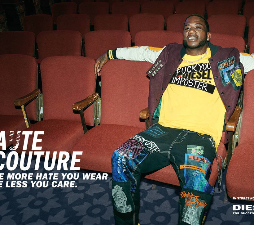 H Diesel παρουσιάζει το HAɄTE COUTURE The more hate you wear the less you care