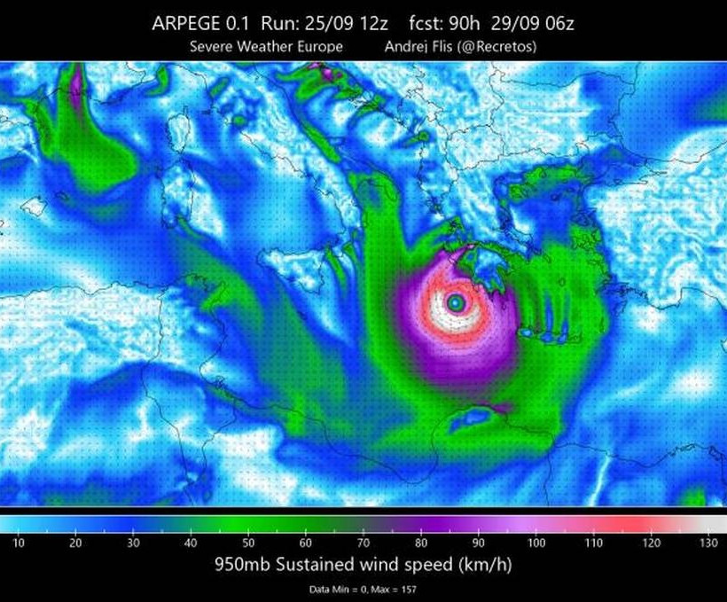 Καιρός: Μετά τον «Ξενοφώντα» απειλεί την Ελλάδα και Μεσογειακός Κυκλώνας
