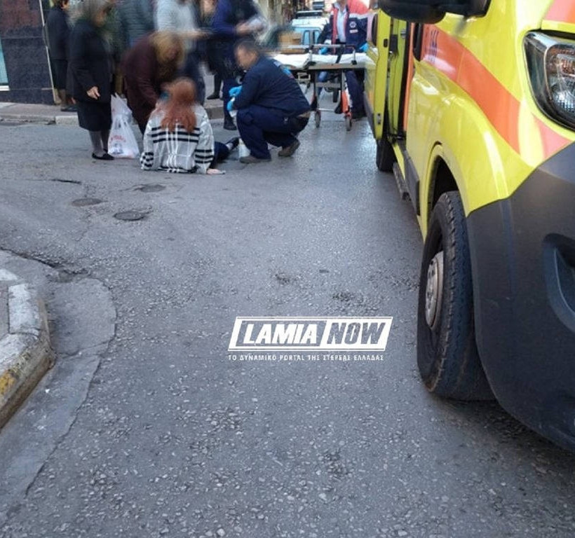 Λαμία: Λάστιχο εκτοξεύτηκε από φορτηγό και τραυμάτισε μία γυναίκα