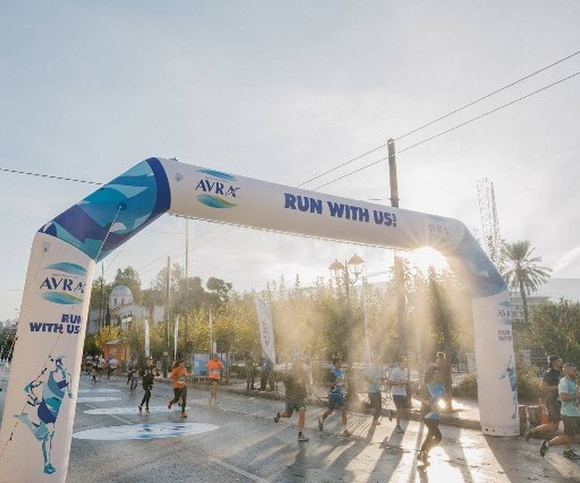 36ος Αυθεντικός Μαραθώνιος Αθήνας : το Φυσικό Μεταλλικό Νερό ΑΥΡΑ στο πλευρό όλων των αθλητών