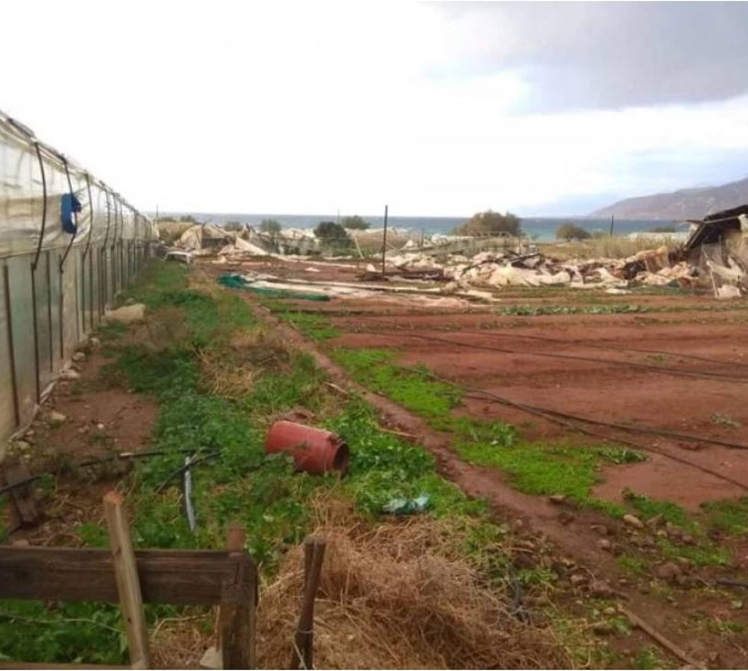 Καιρός: Καταστροφικός υδροστρόβιλος στο Λασίθι - Δείτε τι άφησε πίσω του