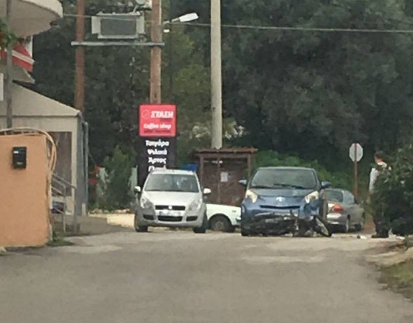 Χανιά: Τροχαίο με τραυματισμό στα Τσικαλαριά (pics)