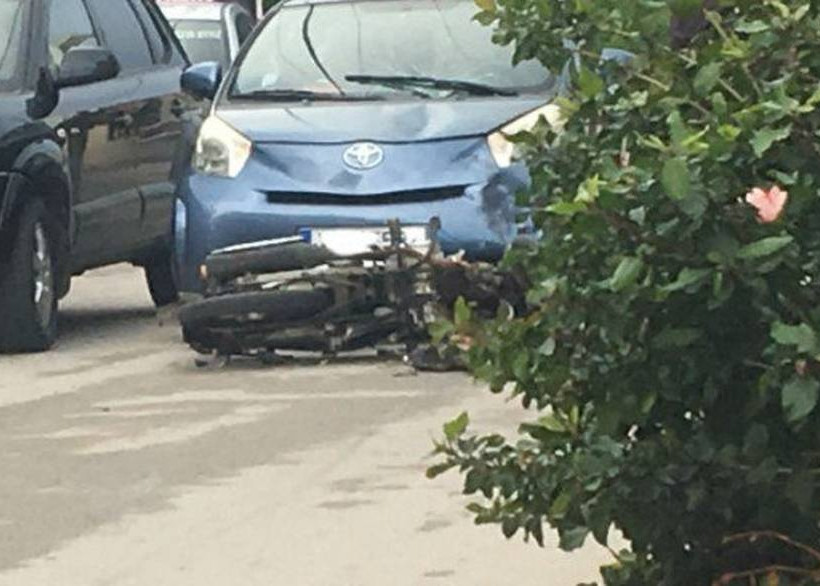 Χανιά: Τροχαίο με τραυματισμό στα Τσικαλαριά (pics)