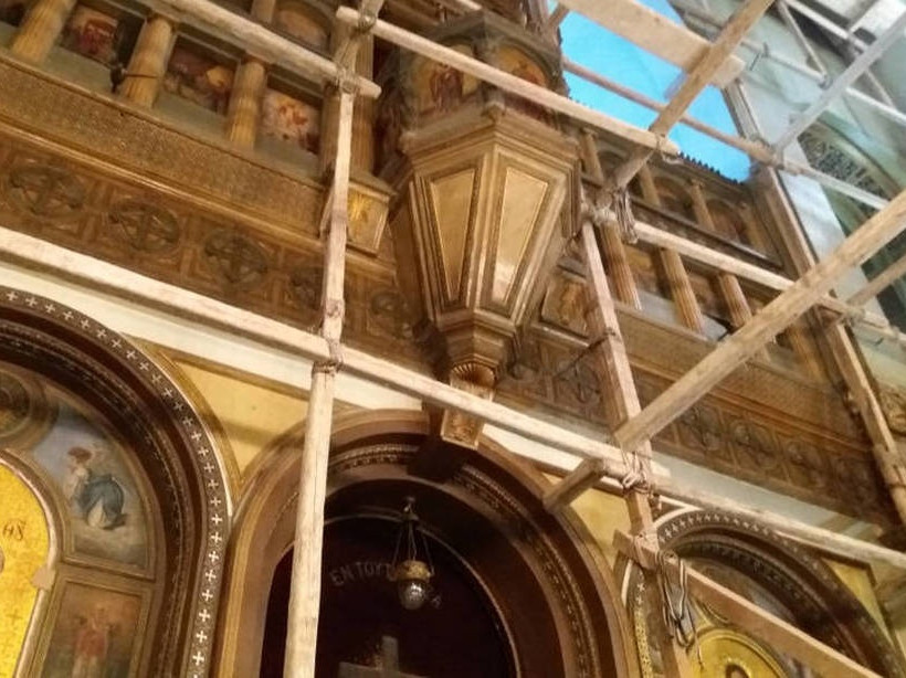 Στα άδυτα του εμβληματικού ναού των Ελλήνων του Καΐρου που «αναγεννιέται» (pics)