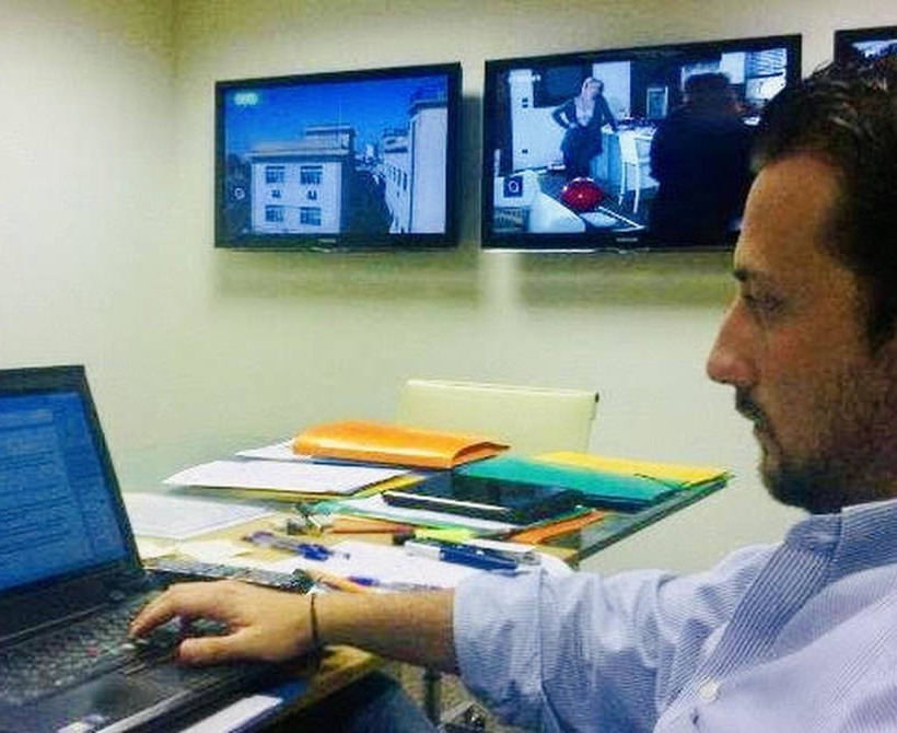 Ο Σαράντος Ευσταθόπουλος με τον Πατούλη στην Περιφέρεια Αττικής