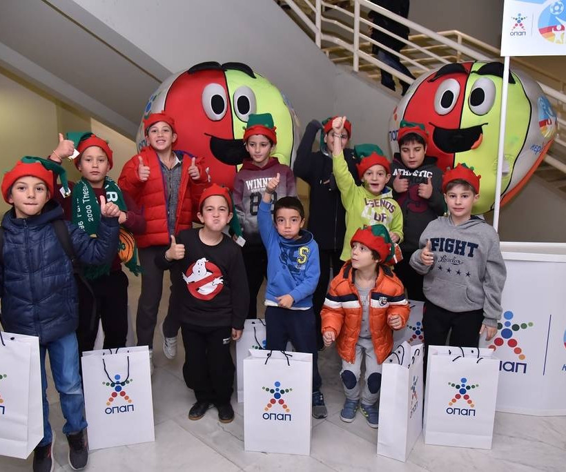 Η «Κερkidα ΟΠΑΠ» μαζί με τον Παναθηναϊκό ΟΠΑΠ στη «Γιορτή του Παιδιού» στο ΟΑΚΑ