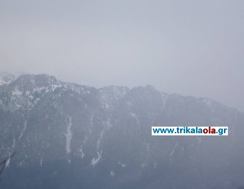 Καιρός: Χιονοπτώσεις στα ορεινά του νομού Καρδίτσας - Ανοιχτοί οι δρόμοι (pics)