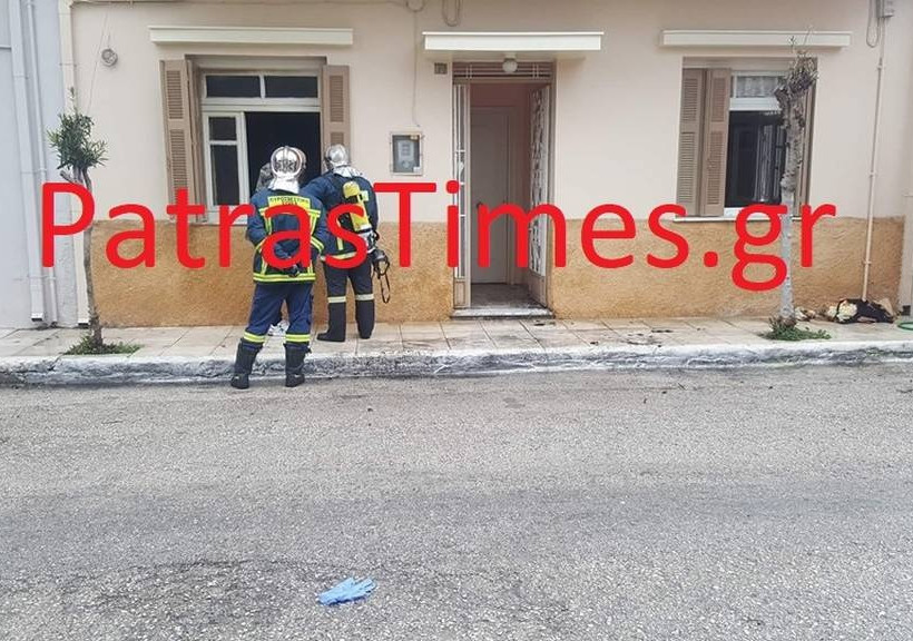 Τραγωδία στην Πάτρα: Κάηκε ζωντανός μέσα στο σπίτι του (pics)