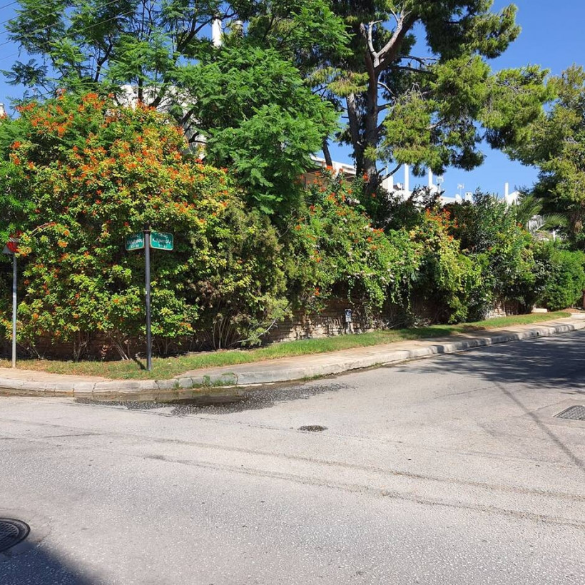 Το σημείο στο οποίο ήταν παρκαρισμένο το σχολικό