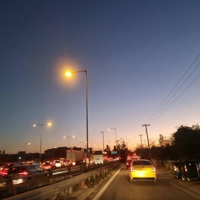 Σημειωτόν η κίνηση των οχημάτων και μεγάλες καθυστερήσεις